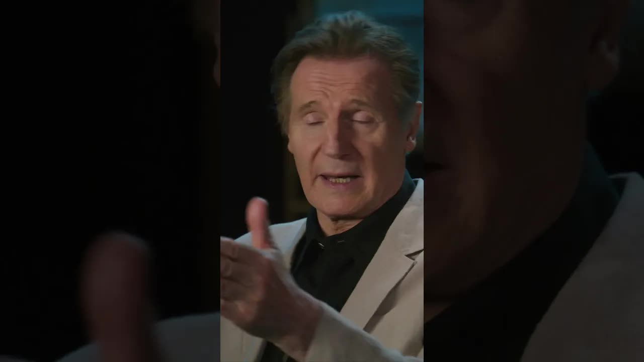 Liam Neeson on Frank Drebin Jr