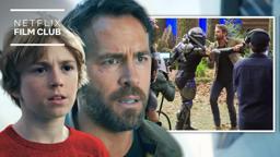 Ryan Reynolds, Walker Scobell & Cast On Set