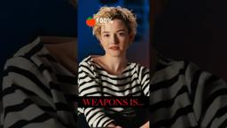 Terrifying and original. Weapons is 100% on Rotten Tomatoes.