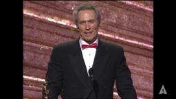 Clint Eastwood Wins Best Directing: 1993 Oscars