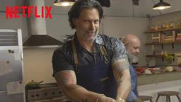 Joe Manganiello & Chef Funke Get Schooled by 5 Nonnas