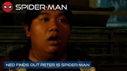 Ned Finds Out Peter Is Spider-Man