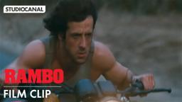 RAMBO: FIRST BLOOD - Rambo Bike Chase with Colonel Trautman | Sylvester Stallone Clip