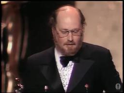 John Williams winning Best Original Score for "Jaws"