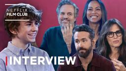 Walker Scobell Interviews Ryan Reynolds and the Cast of The Adam Project