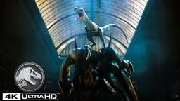 Indoraptor vs Blue in 4k HDR