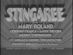 Stingaree 1934 title sequence