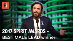 Casey Affleck wins Best Male Lead at the 2017 Film Independent Spirit Awards
