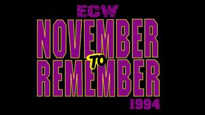ECW November to Remember 1994