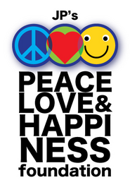 JP's Peace, Love & Happiness Foundation Logo
