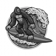 Surfin' Squatch Studios Logo