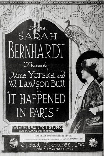 It Happened in Paris Poster
