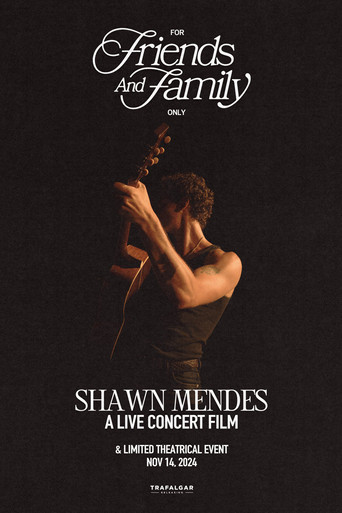 Shawn Mendes: For Friends and Family Only – A Live Concert Film Poster