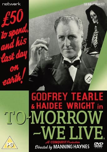 Tomorrow We Live Poster