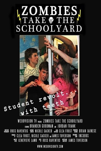 Zombies Take the Schoolyard Poster
