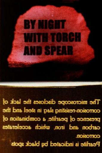 By Night with Torch and Spear Poster