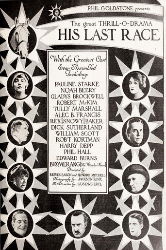 His Last Race Poster