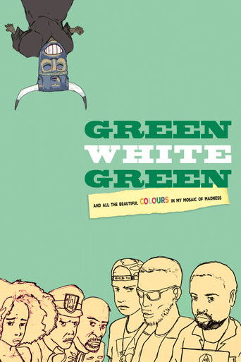 Green White Green Poster