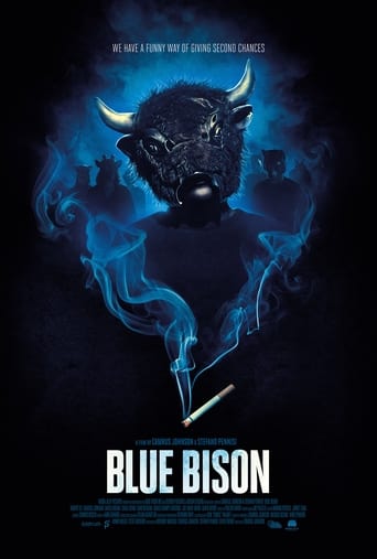 Blue Bison Poster