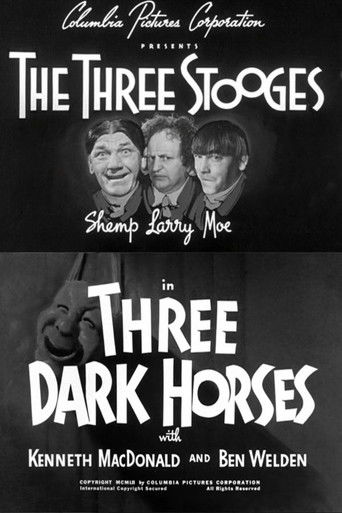 Three Dark Horses Poster