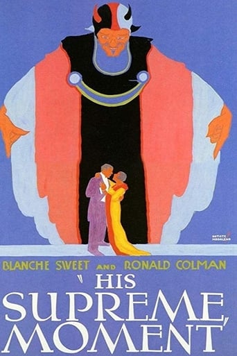 His Supreme Moment Poster
