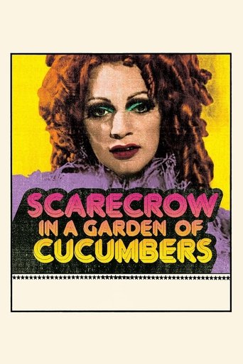 Scarecrow in a Garden of Cucumbers Poster
