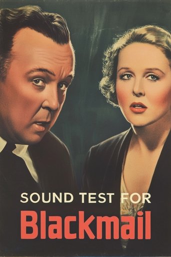 Sound Test for Blackmail Poster