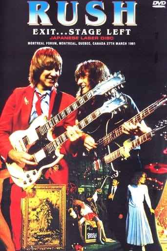 Rush - Exit... Stage Left Poster