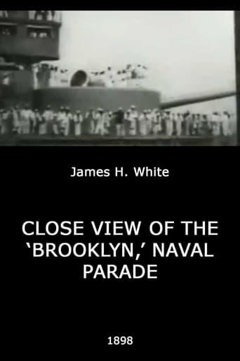 Close View of the 'Brooklyn,' Naval Parade Poster