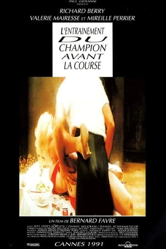 L'entraînement du champion avant la course Poster