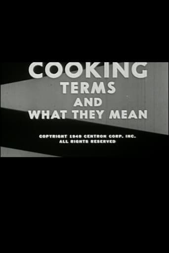 Cooking: Terms and What They Mean Poster