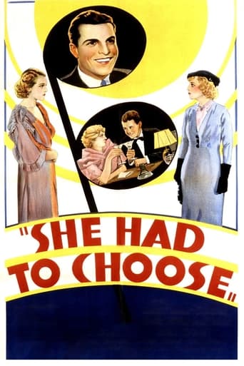 She Had to Choose Poster