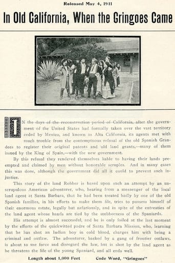 In Old California When the Gringos Came Poster