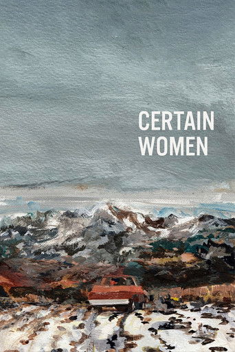 Certain Women Poster