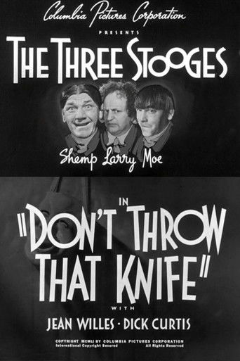Don't Throw That Knife Poster
