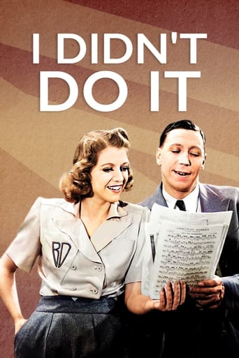 I Didn't Do It Poster