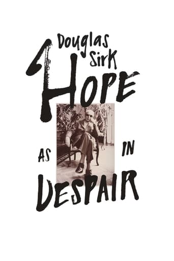 Douglas Sirk – Hope as in Despair Poster