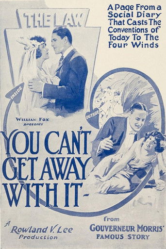 You Can't Get Away with It Poster