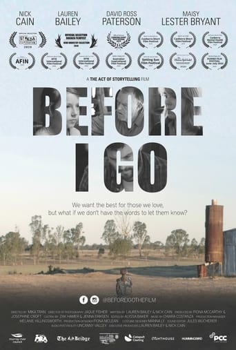 Before I Go Poster