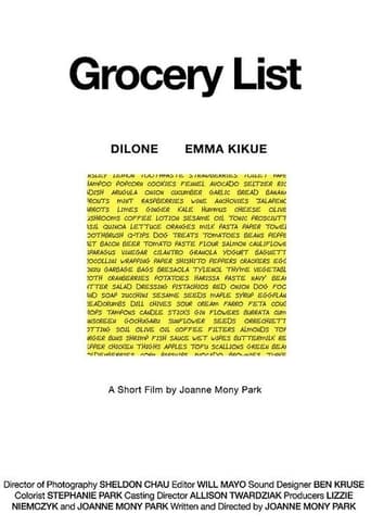 Grocery List Poster