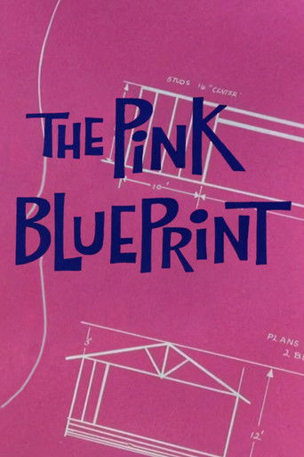 The Pink Blueprint Poster