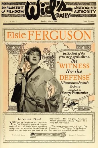 The Witness for the Defense Poster