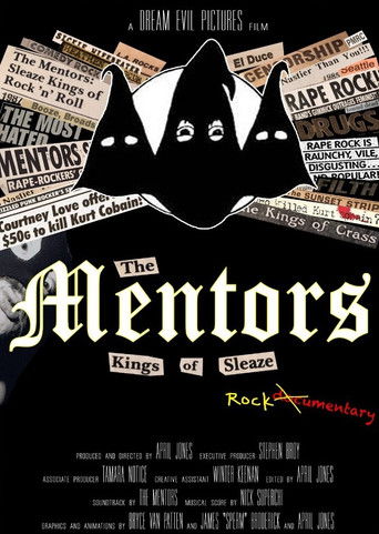 The Mentors: Kings of Sleaze Rockumentary Poster