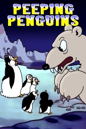 Peeping Penguins Poster