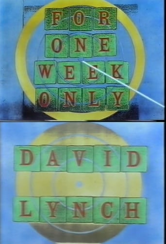 Jonathan Ross Presents for One Week Only: David Lynch Poster
