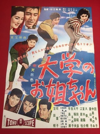 Three Dolls in College Poster