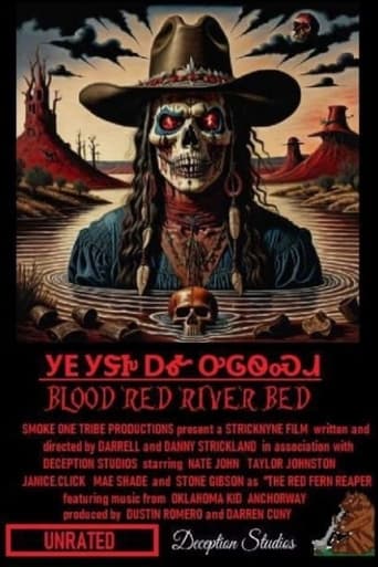 Blood Red River Bed Poster