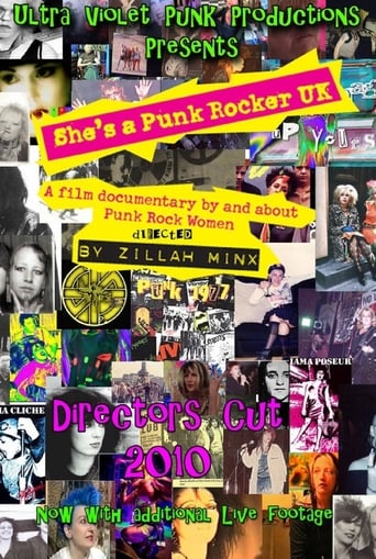 She's a Punk Rocker UK Poster