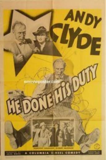 He Done His Duty Poster