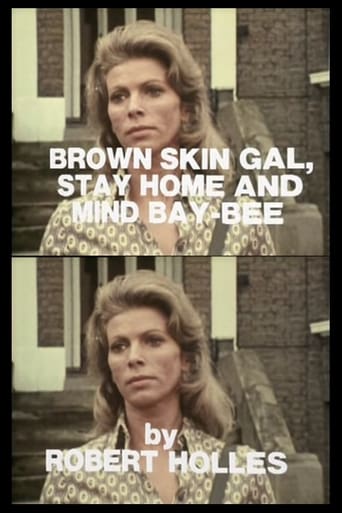 Brown Skin Gal, Stay Home and Mind Bay-Bee Poster